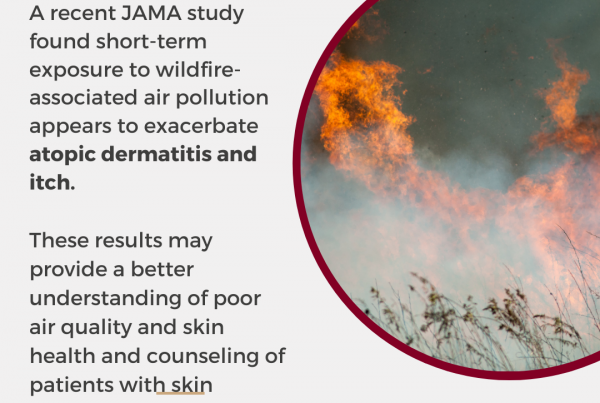 Wildfires and Eczema
